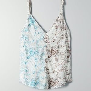 NWT Aritzia Wilfred Ellis Camisole Aqua Blue Small